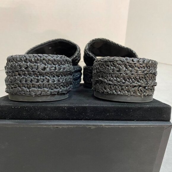 Open Edit Gisella Platform Slide Sandal Black Women's 7 - Picture 7 of 13